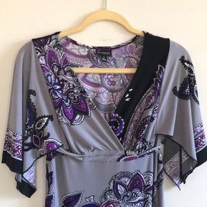 Cute maxi dress purple mandala design